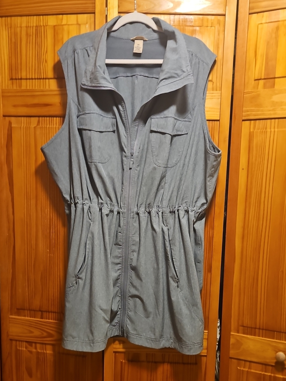 Duluth Trading Co Blue Mesh Back Performance Vest
